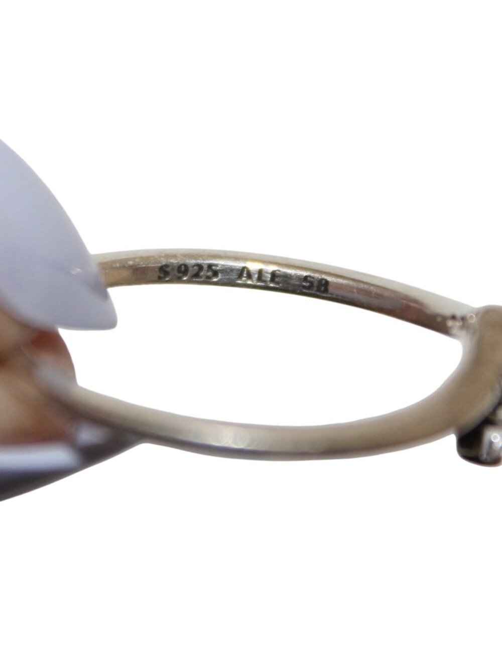 Pandora Sterling Silver Classic Wishbone Ring Size 8.5 - Picture 7 of 7